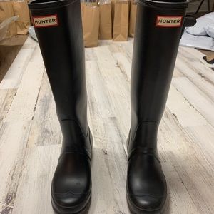 Hunter Original Tall Matte Black Rain Boots